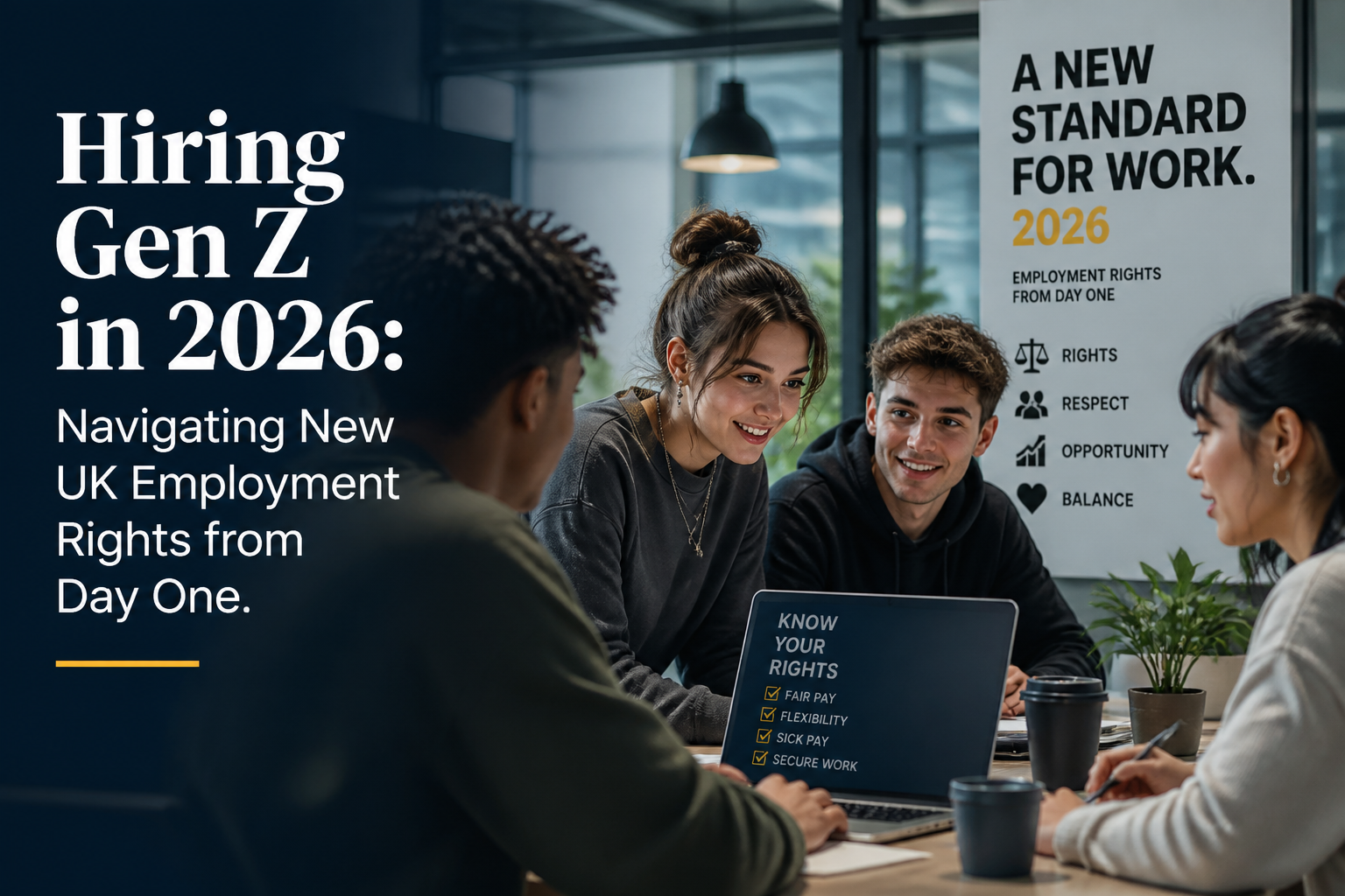 Hiring Gen Z in 2026: Navigating New UK Employment Rights from Day One
