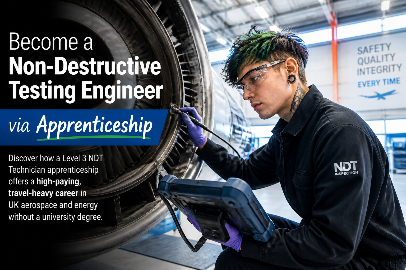 Become a Non-Destructive Testing Engineer via Apprenticeship