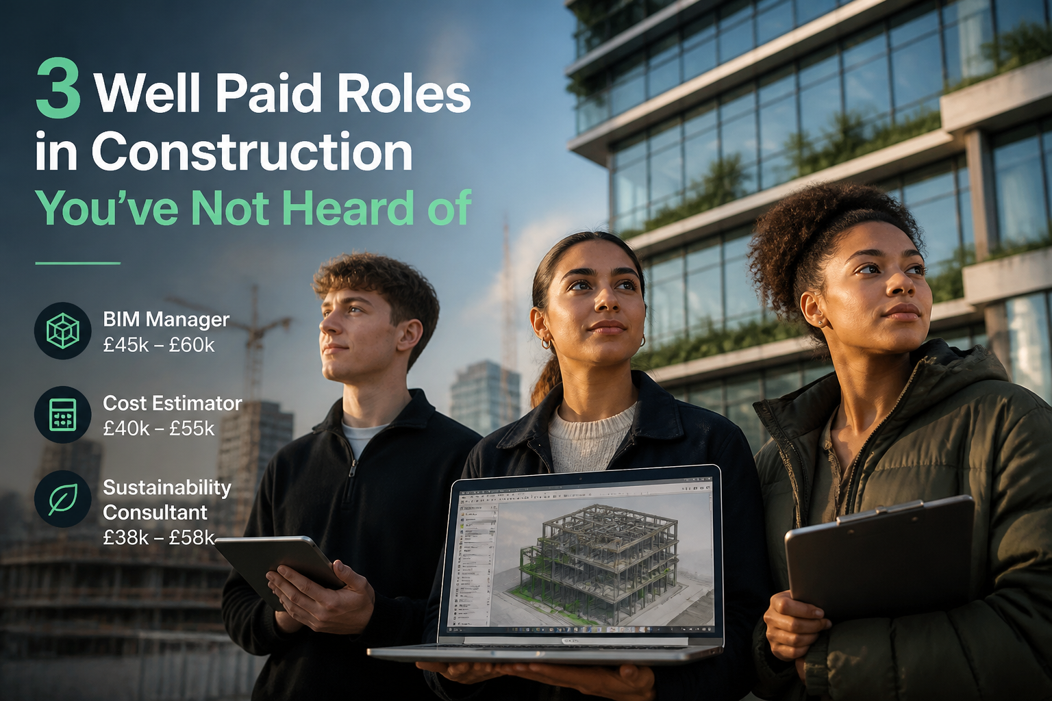 3 Well Paid Roles in Construction You’ve Not Heard of